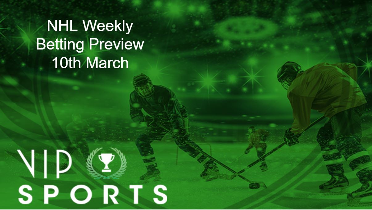 NHL Betting Preview – 10th March 2020